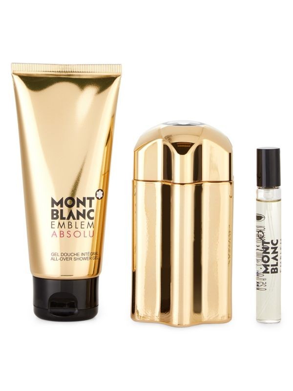 Emblem Absolu by Montblanc Fragrance for Men 3 Piece Gift Set