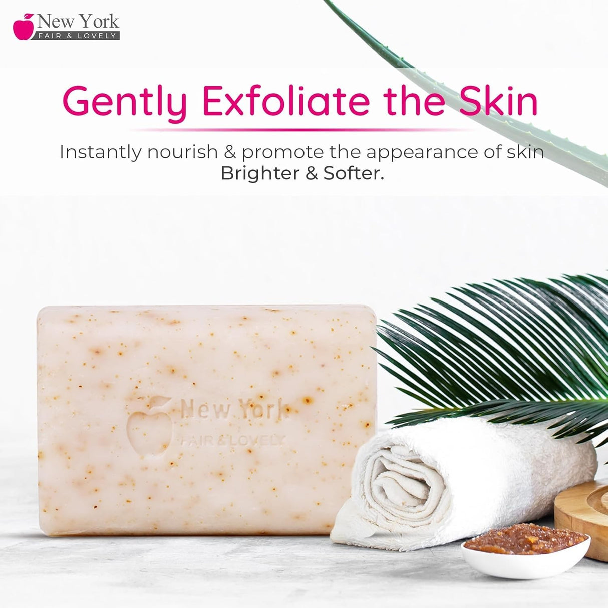 New York Fair & Lovely Exfoliating Soap 7 oz