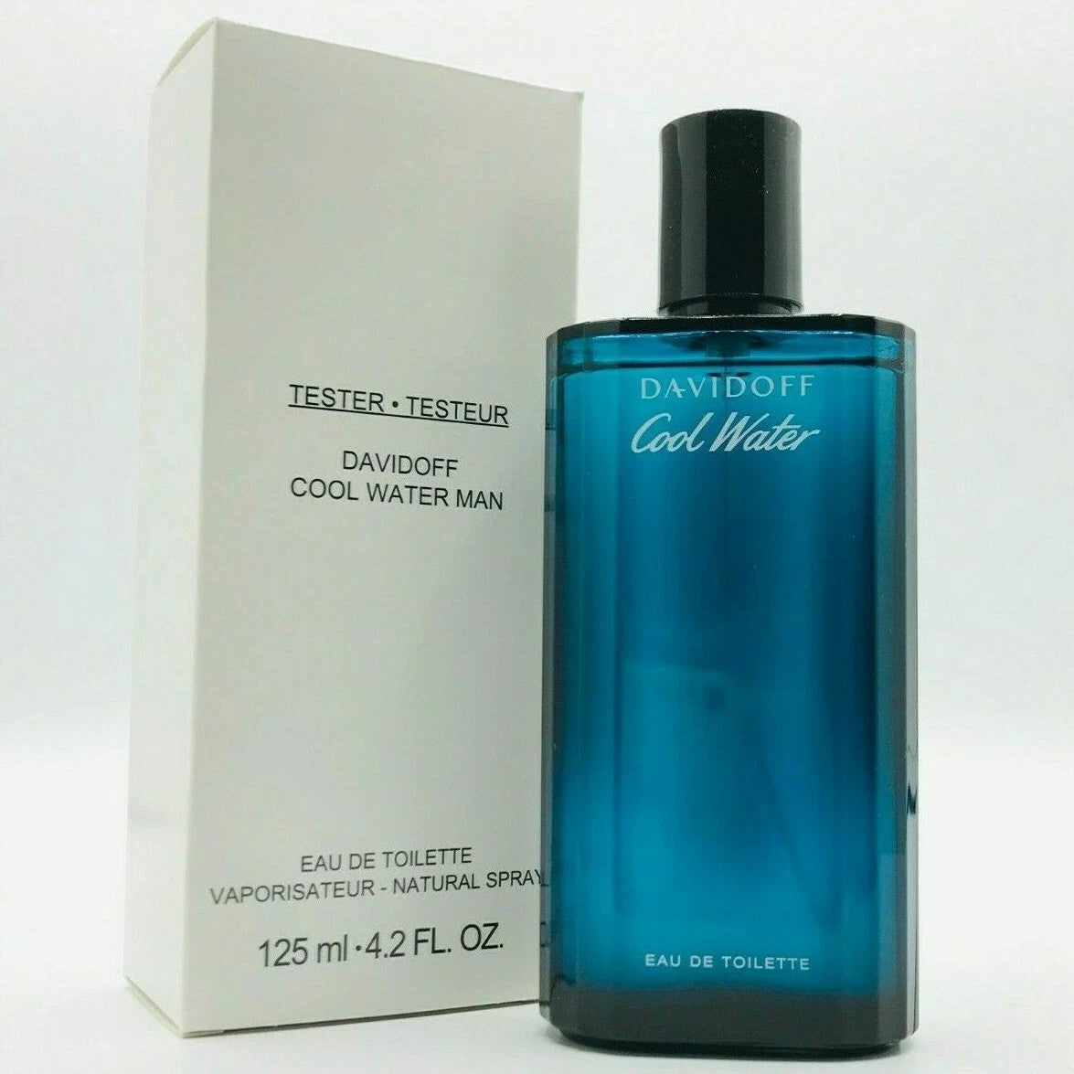 Cool Water by Davidoff for Men Eau de Toilette Spray Tester 4.2 oz