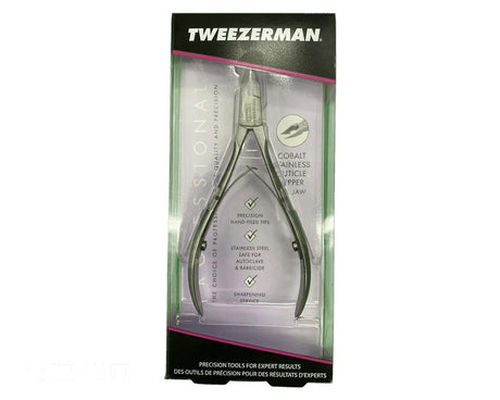 Tweezerman Cobalt Stainless Cuticle Nipper 1/2" Jaw
