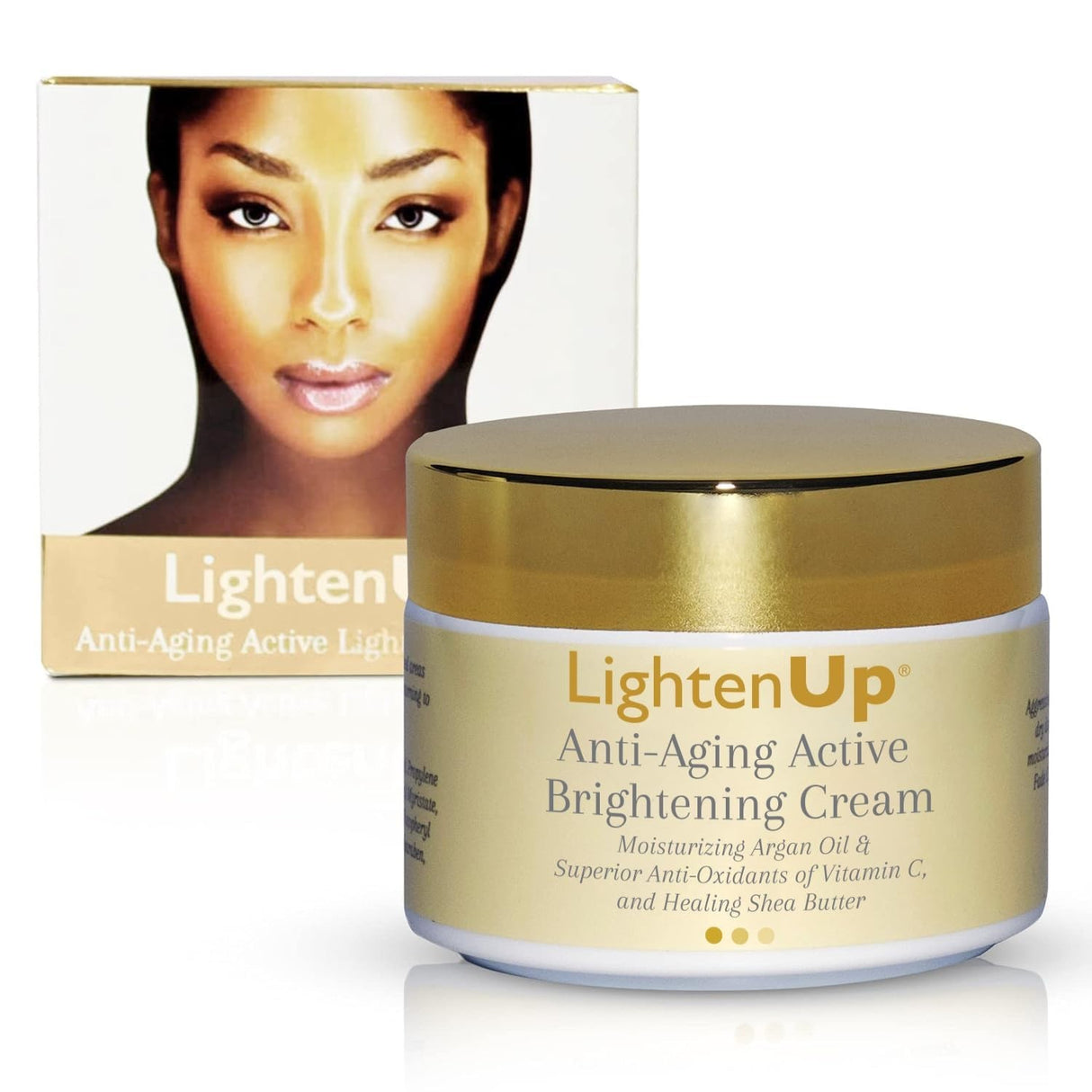 Omic LightenUp Gold Anti-Aging Active Brightening Cream 3.4 oz