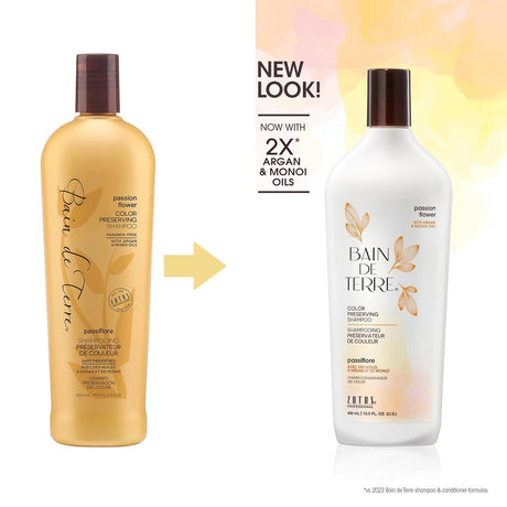 Bain de Terre Passion Flower Color Preserving Shampoo 13.5 oz