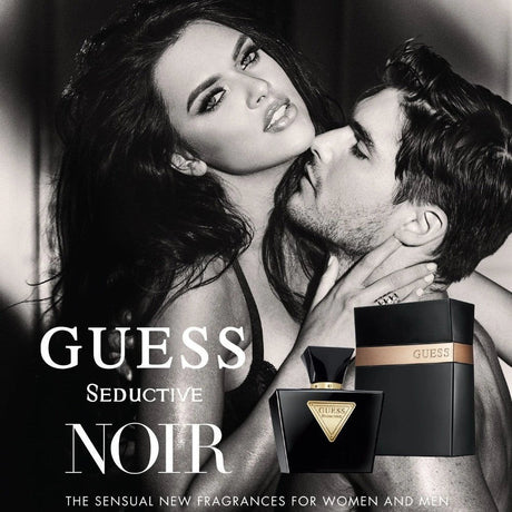 Guess Seductive Noir Homme for Men Eau de Toilette Spray 3.4 oz