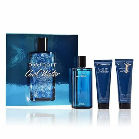 Cool Water by Davidoff Fragrance for Men 3 Piece Gift Set
