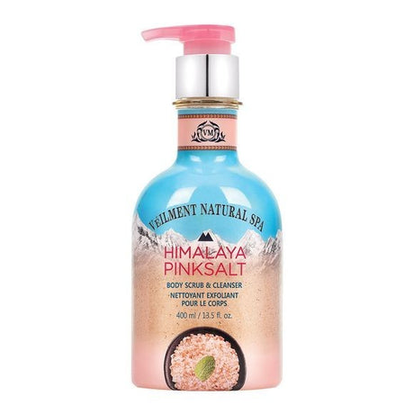 Avon Veilment Natural Spa Himalaya Pink Salt Body Scrub & Cleanser 13.5 oz