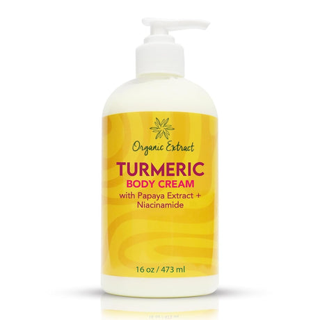 Organic Extract Turmeric Body Cream 16 oz