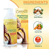 Carotis Brightening Body Lotion with Vitamin "A" 13.5 oz