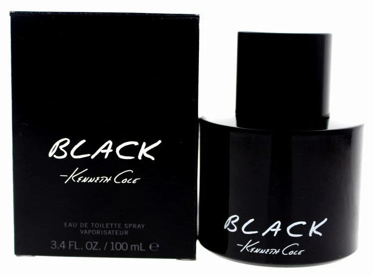 Kenneth Cole Black for Men Eau de Toilette Spray Tester 3.4 oz