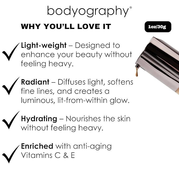 Bodyography Natural Finish Foundation Light/Medium 150