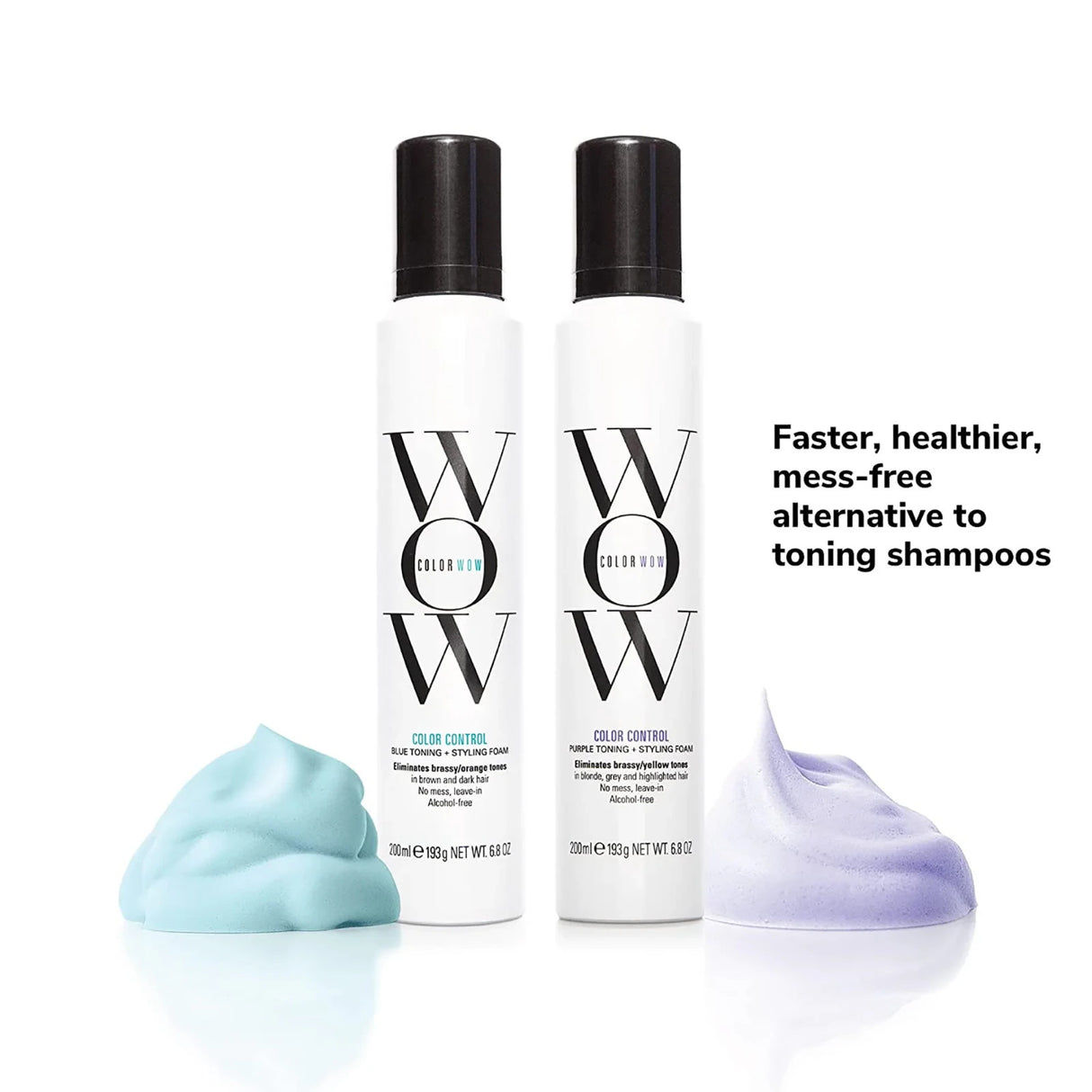 Color Wow Color Control Blue Toning + Styling Foam 6.8 oz