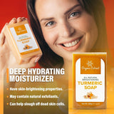 Organic Extract All Natural Brightening Turmeric Soap 7 oz