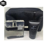 F by Ferragamo Black by Salvatore Ferragamo Fragrance for Men 2 Piece Gift Set