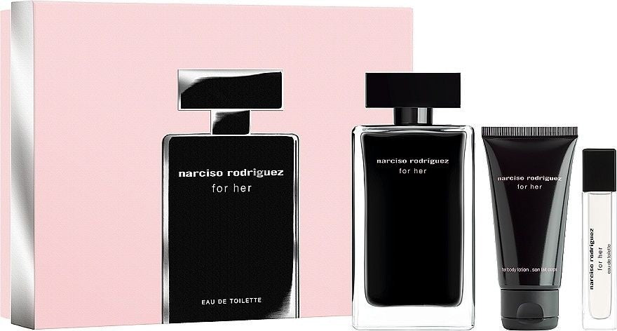 Narciso Rodriguez for Her Fragrance for Women 3 Piece Gift Set