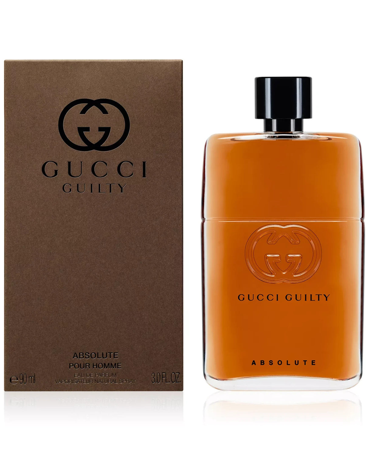 Gucci Guilty Absolute Pour Homme for Men Eau de Parfum Spray 3 oz