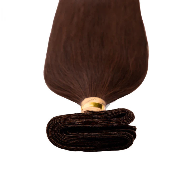 Bohyme Silky Straight Machine Tied Weft Human Hair 18" Color 1B