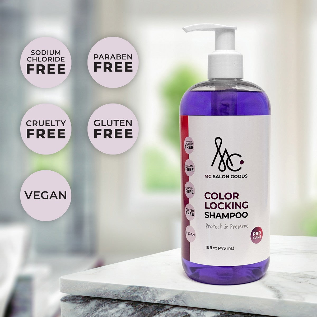 MC Salon Color Locking Shampoo 16 oz