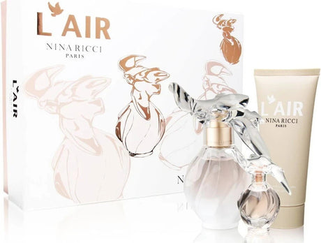 L'Air by Nina Ricci Fragrance for Women 3 Piece Gift Set