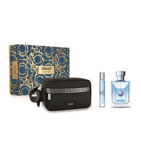 Versace Pour Homme Fragrance for Men 3 Piece Gift Set