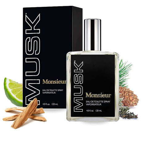 Monsieur Musk For Men Eau de Toilette Spray 4 fl oz