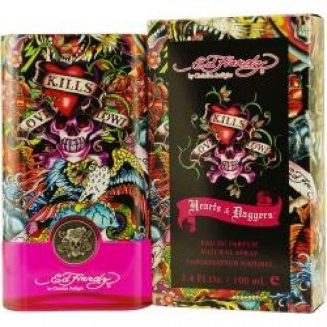 Hearts & Daggers by Ed Hardy for Women Eau de Parfum Spray 3.4 oz