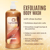 Omic LightenUp Plus Exfoliating Body Wash with Shea Butter 33.8 oz