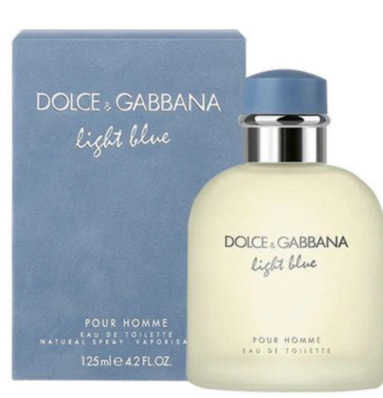 Dolce & Gabbana Light Blue Pour Homme for Men Eau de Toilette Spray 4.2 oz