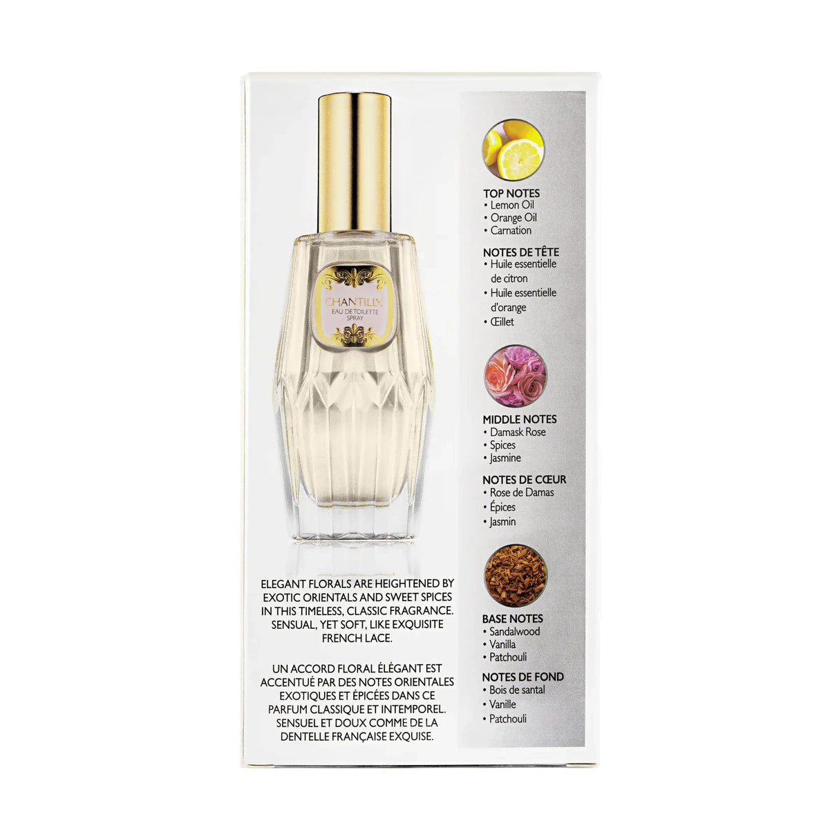 Chantilly by Dana for Women Eau de Toilette Spray 2 oz