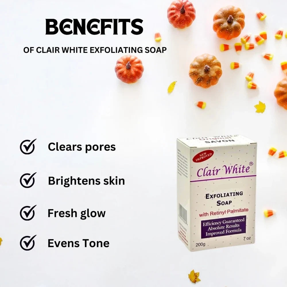 Clair White Brightening Exfoliating Soap 7 oz