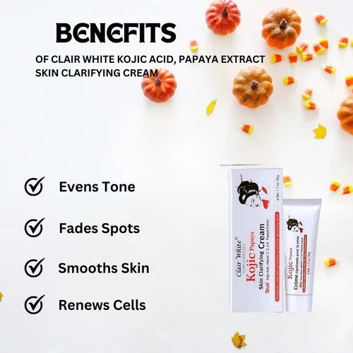 Clair White Kojic Papaya Skin Clarifying Cream 1.7 oz