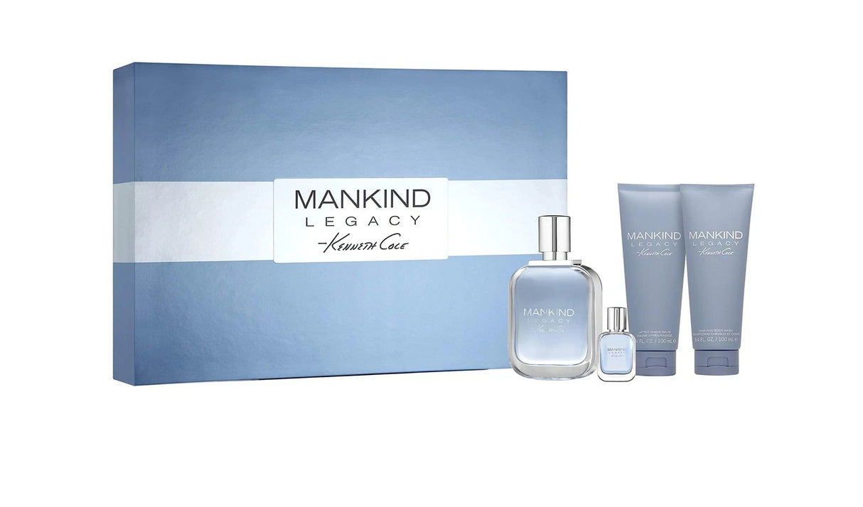 Mankind Legacy by Kenneth Cole Fragrance for Men 4 Piece Gift Set