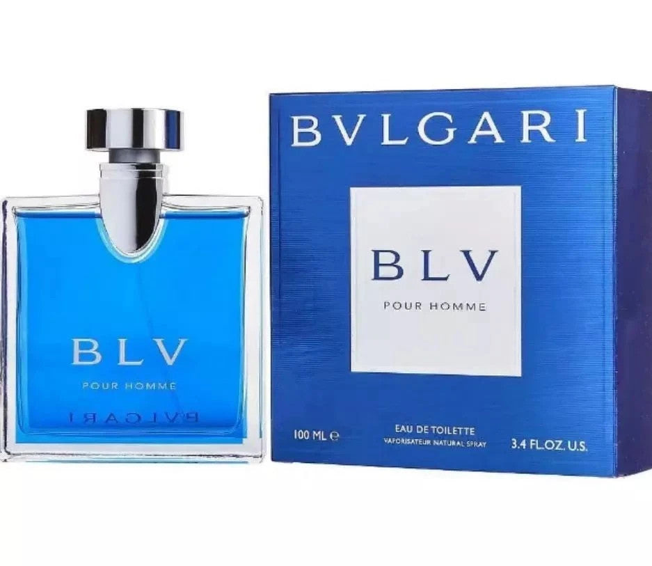 BLV by Bvlgari Pour Homme for Men Eau de Toilette Spray 3.4 oz