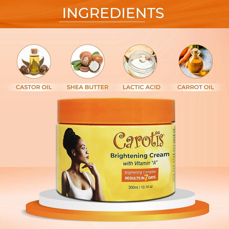 Carotis Brightening Cream with Vitamin "A" 10.1 oz