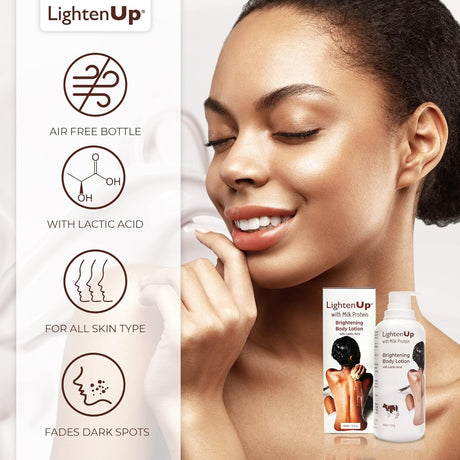 LightenUp Milk Protein Brightening Body Lotion 13.5 oz