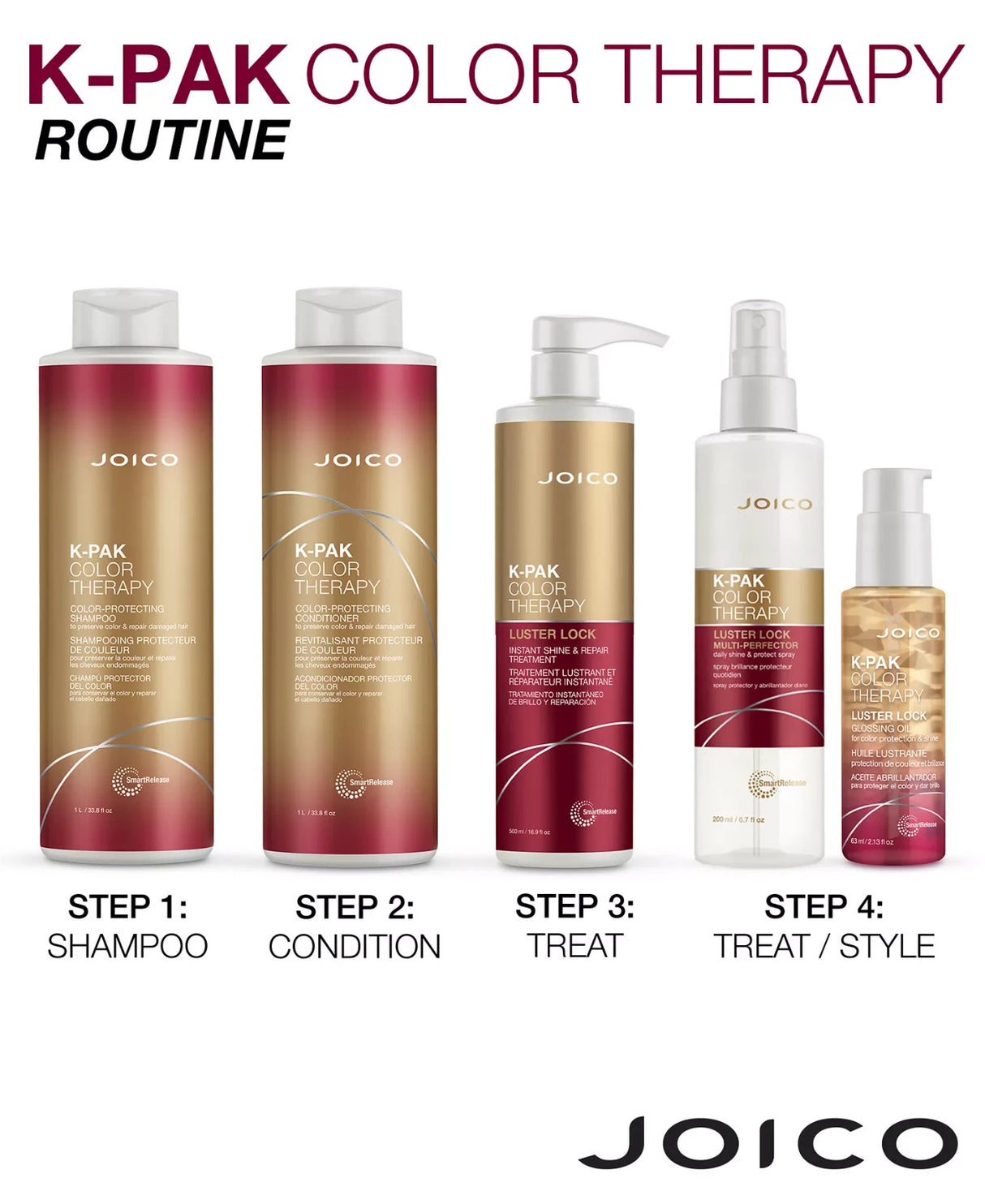 Joico K-Pak Color Therapy Color Protecting Shampoo 33.8 oz