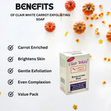 Clair White Carrot Brightening Exfoliating Soap 7 oz
