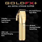 BaBylissPRO GoldFX Metal Lithium Clipper