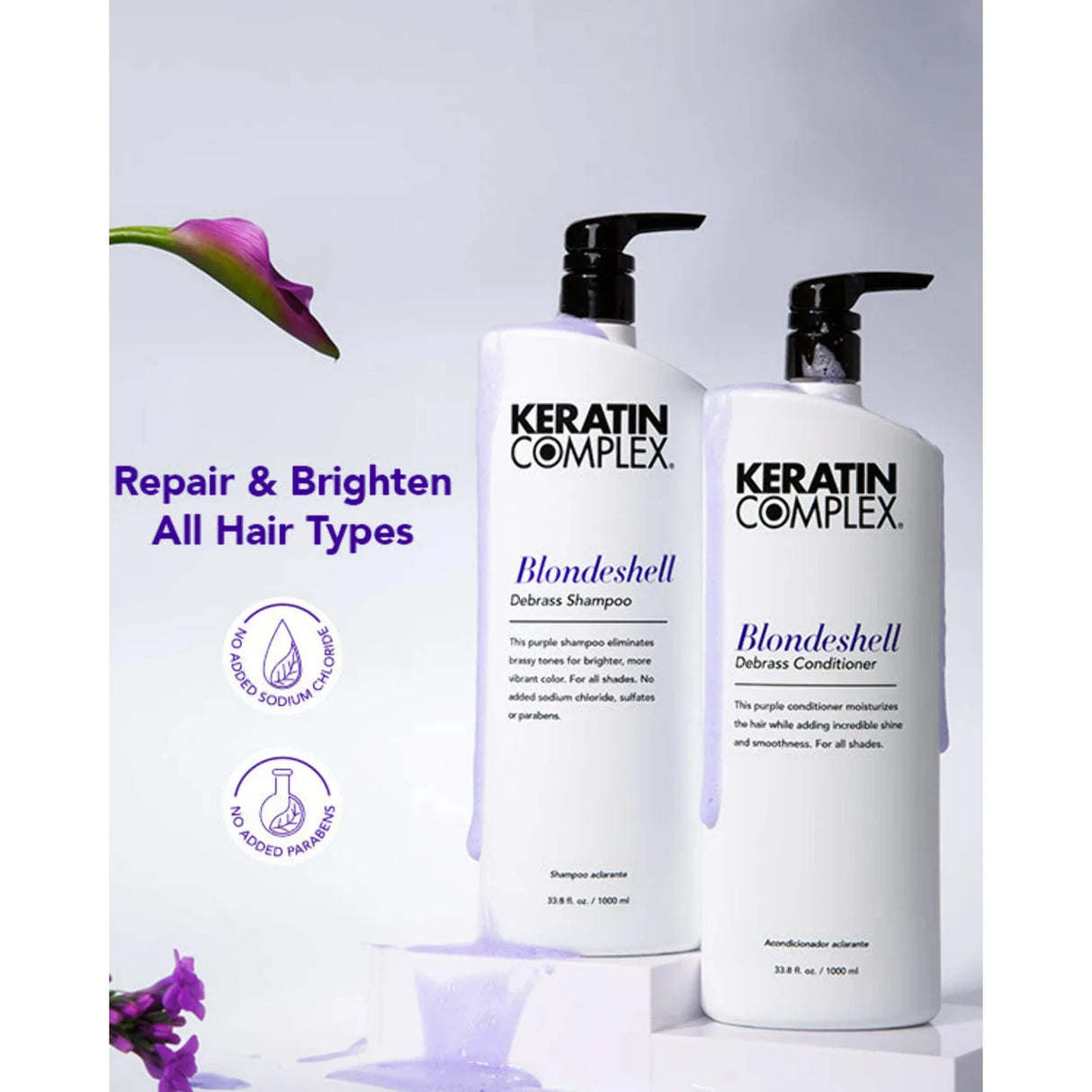 Keratin Complex Blondeshell Debrass Shampoo 33.8 oz