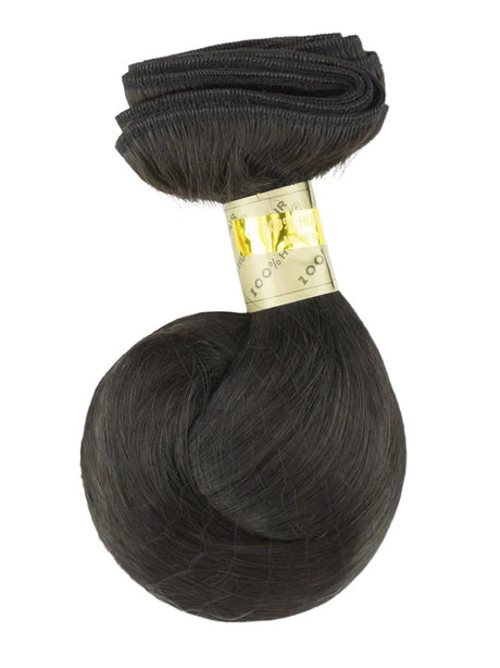 Bohyme European Body Wave Machine-Tied Weft Remy Human Hair 18" Color 1B