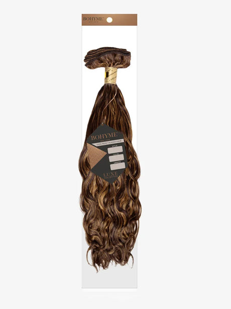 Bohyme French Body Wave Machine-Tied Weft Human Hair 10" Color 27