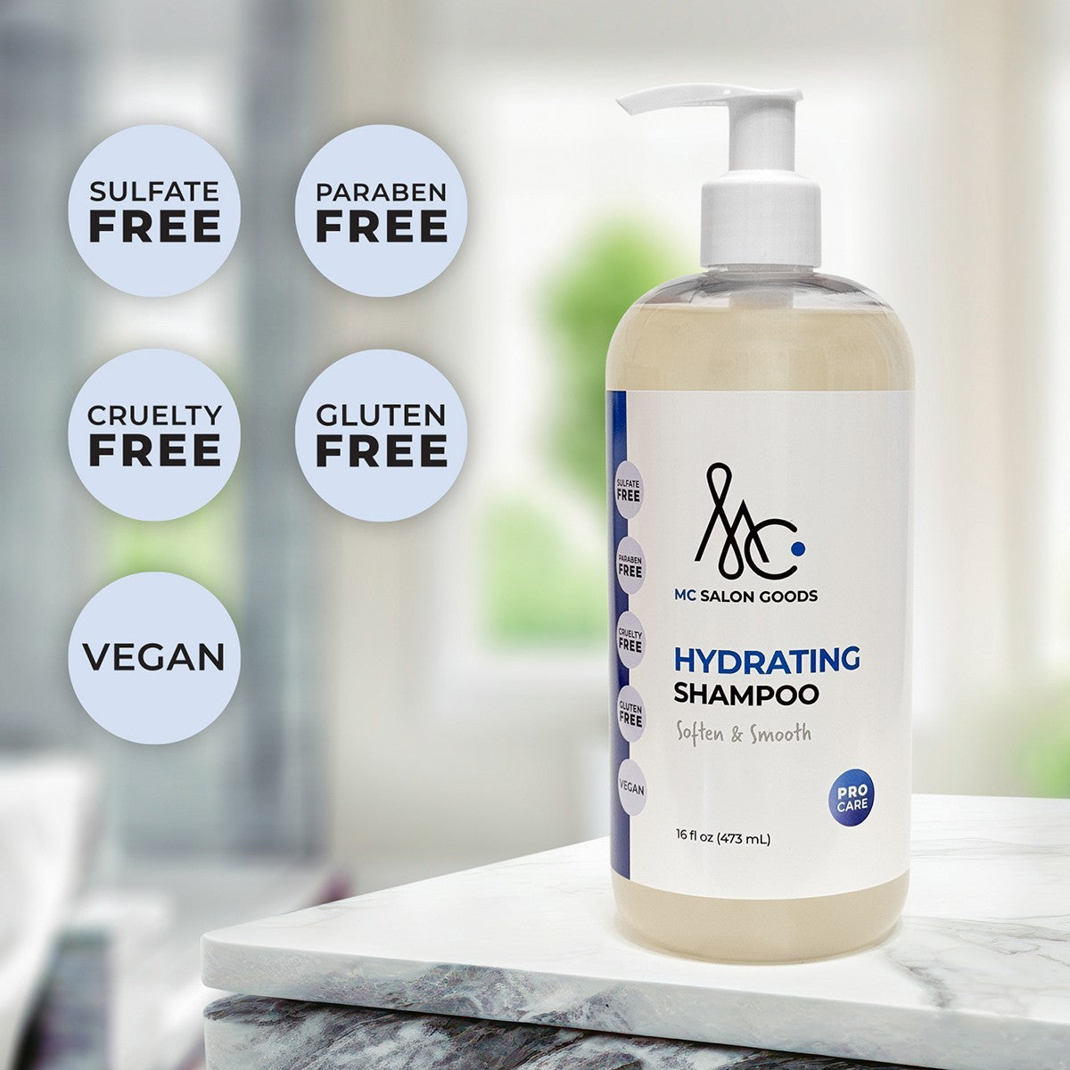 MC Salon Hydrating Shampoo 16 oz