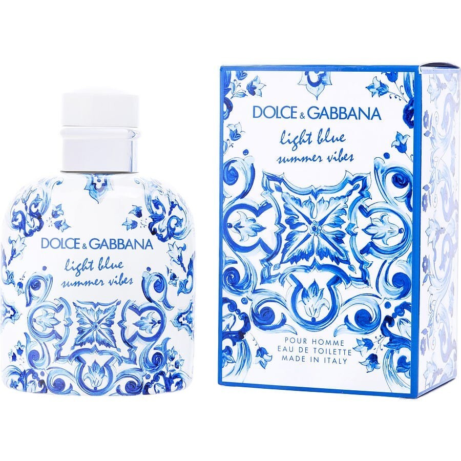 Light Blue Summer Vibes by Dolce & Gabbana for Men Eau de Toilette Spray 4.2 oz