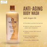 Omic LightenUp Gold Anti-Aging Shea Butter Body Wash 33.8 oz