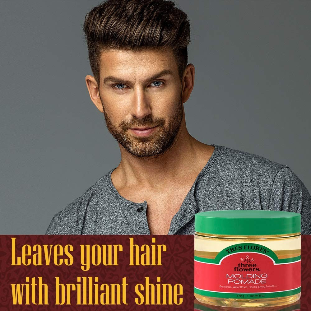 Tres Flores Three Flowers Molding Pomade 6 oz
