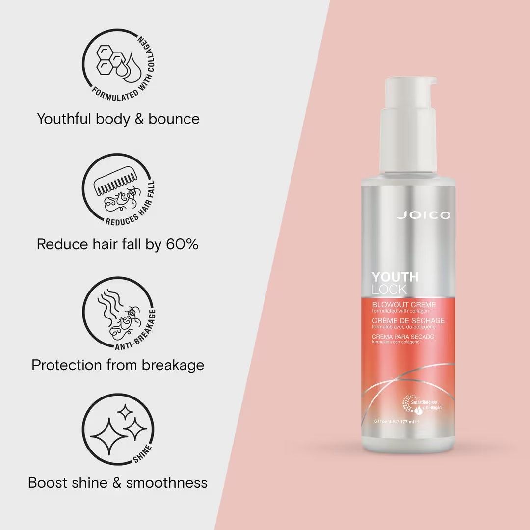 Joico YouthLock Blowout Creme 6 oz