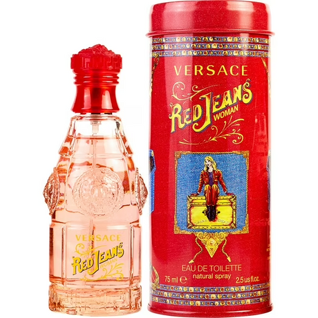 Red Jeans by Versace Eau De Toilette Spray for Women 2.5 oz
