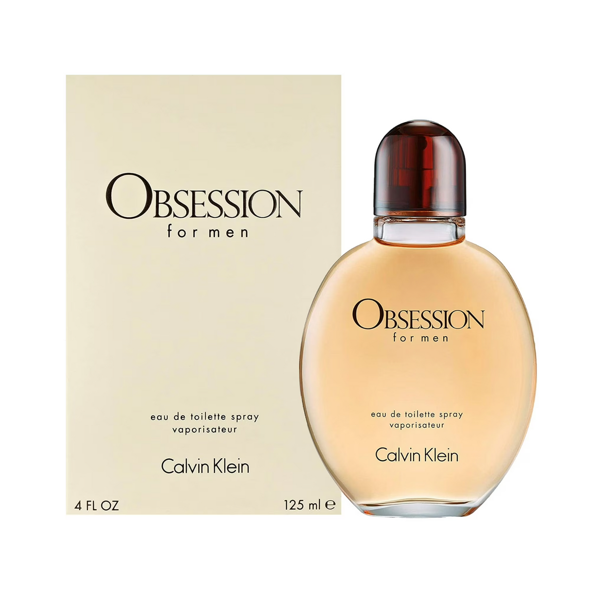 Obsession for Men by Calvin Klein Eau de Toilette Spray 4 oz