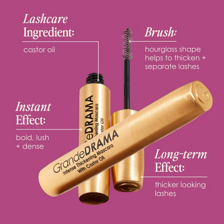 Grande Cosmetics GrandeDrama Intense Thickening Mascara Black
