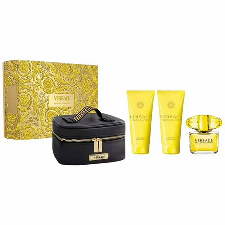 Versace Yellow Diamond Fragrance For Women 4 Piece Gift Set