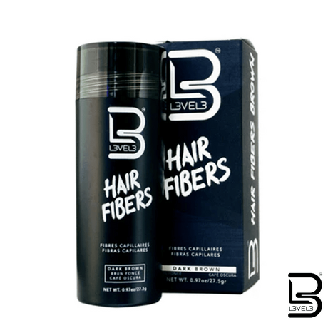 L3VEL3 Dark Brown Hair Fibers 0.97 oz