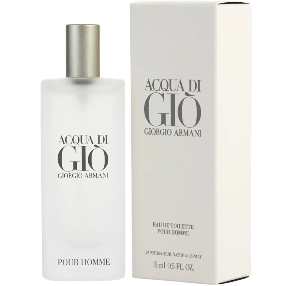 Acqua Di Gio by Giorgio Armani for Men Eau De Toilette Spray 0.5 oz
